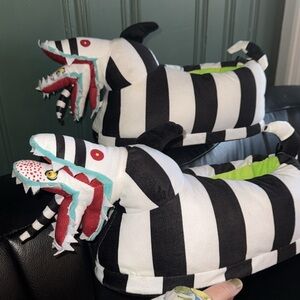 Beetlejuice Beetle juice Sandworm Indoor Slippers Forever 21 halloween costume
